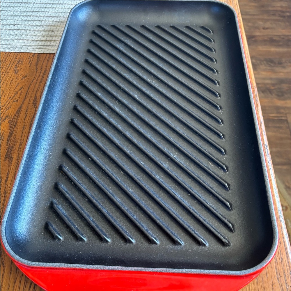 Le Creuset Red Enamel Grill